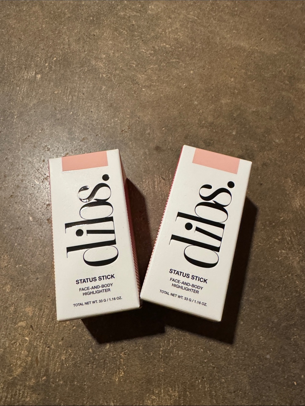 dibs. Status Stick Face & Body Highlighter — Soft Pink
